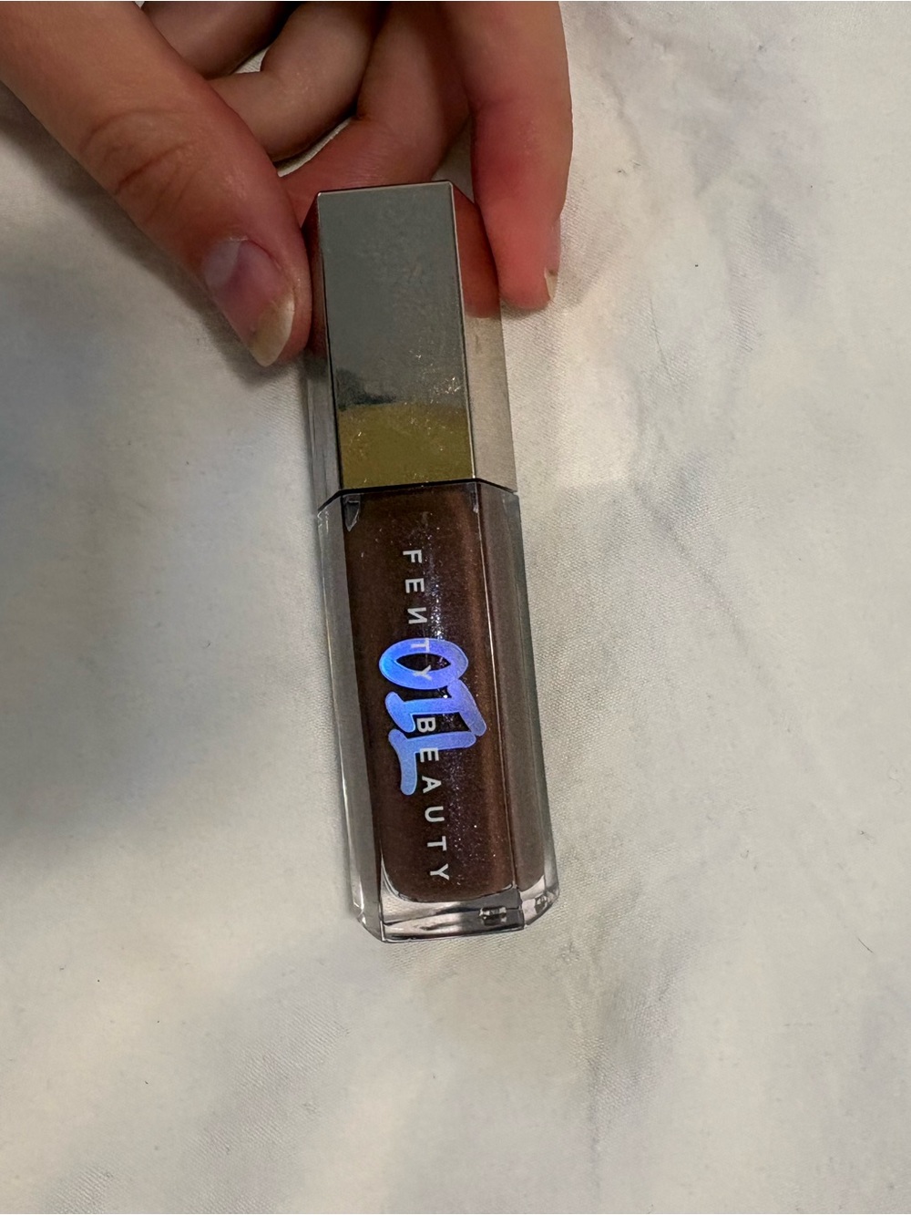 Fenty Beauty Rose Amber lip gloss
